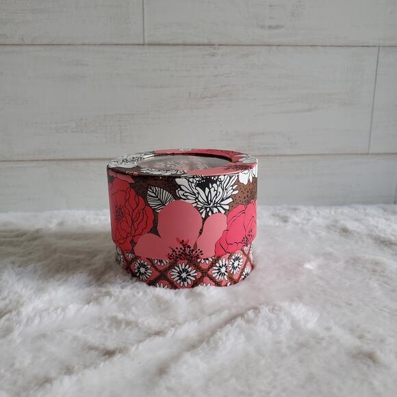 Vera Bradley Empty Watch Box in Mocha Rouge Pattern Read Description - Picture 1 of 4